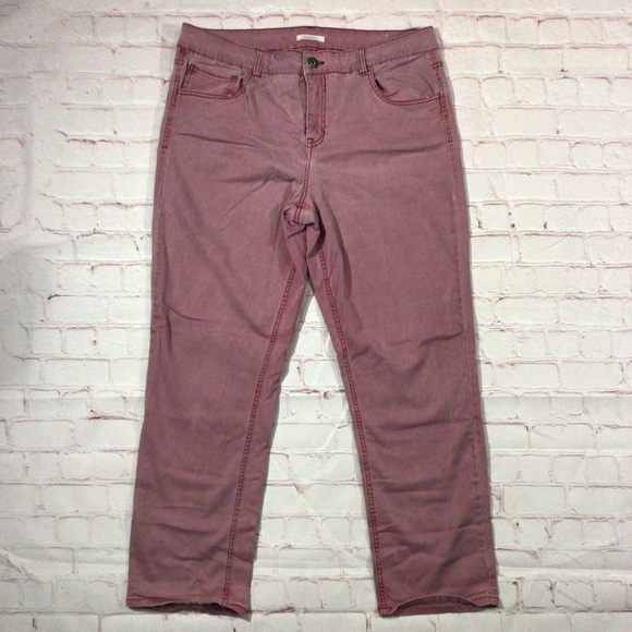 Maurices Pink High Rise Pants - Size 13/14 - Picture 1 of 9